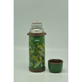 Hohe Qualität 304 Edelstahl Doppelwand Isolierflasche Svf-1000e Grün